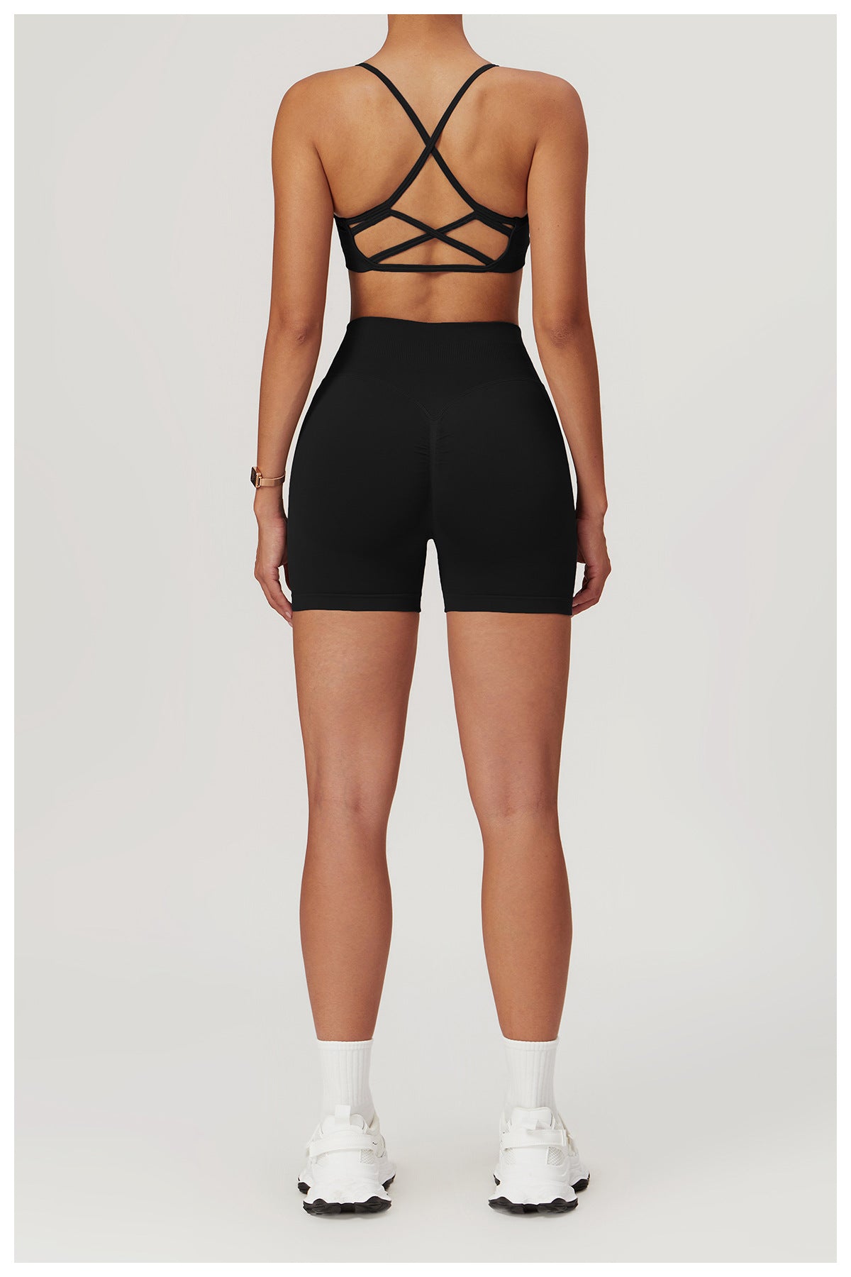 Spring into Action- Black Fitness Wear