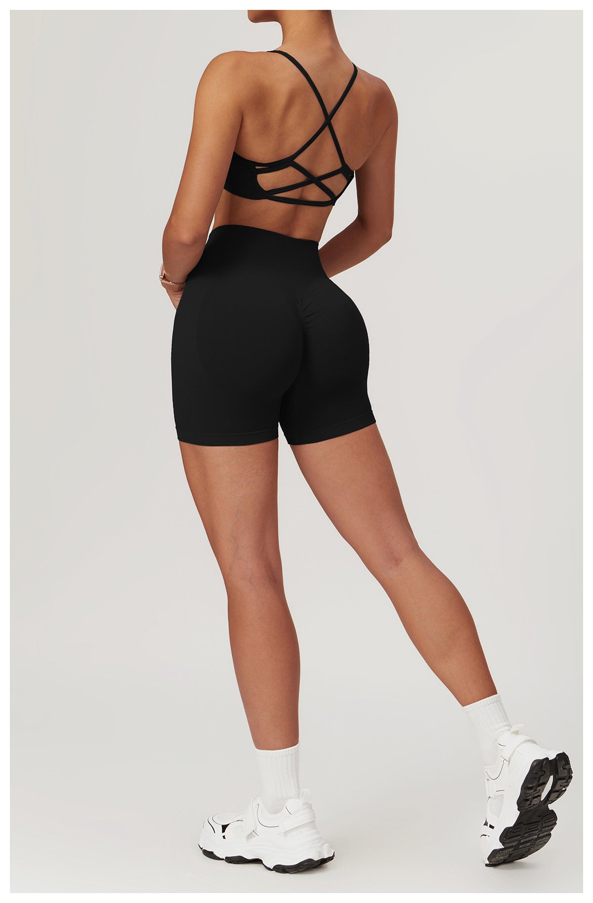Spring into Action- Black Fitness Wear